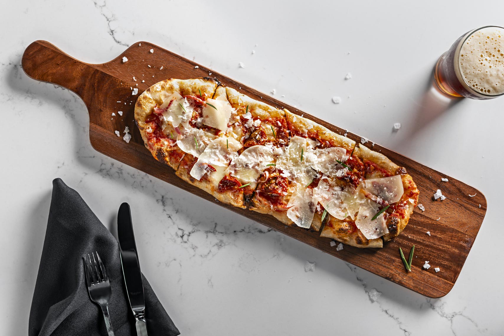 Gillian Jackson | Flower & Wolf Lounge | Calgary | Pancetta-Flatbread